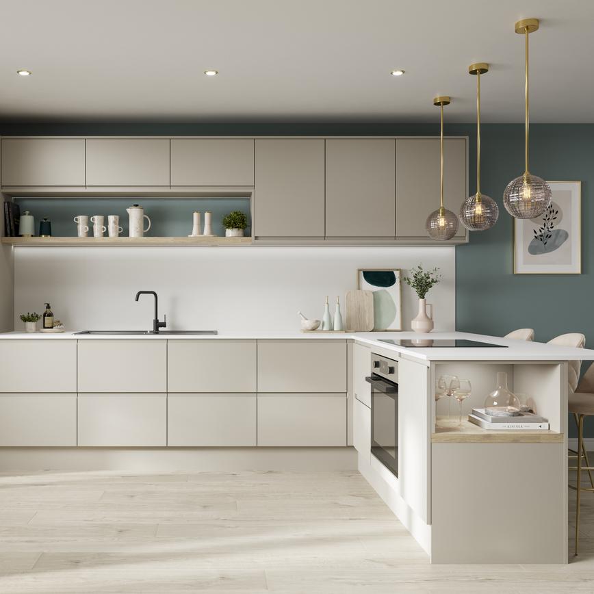 Milk White Kitchen Design