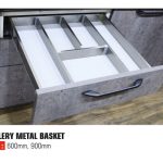 Cutlery Metal Basket • Kitchen Basket • Corner Solution • Maximum Storage • Accessories • Imported Items